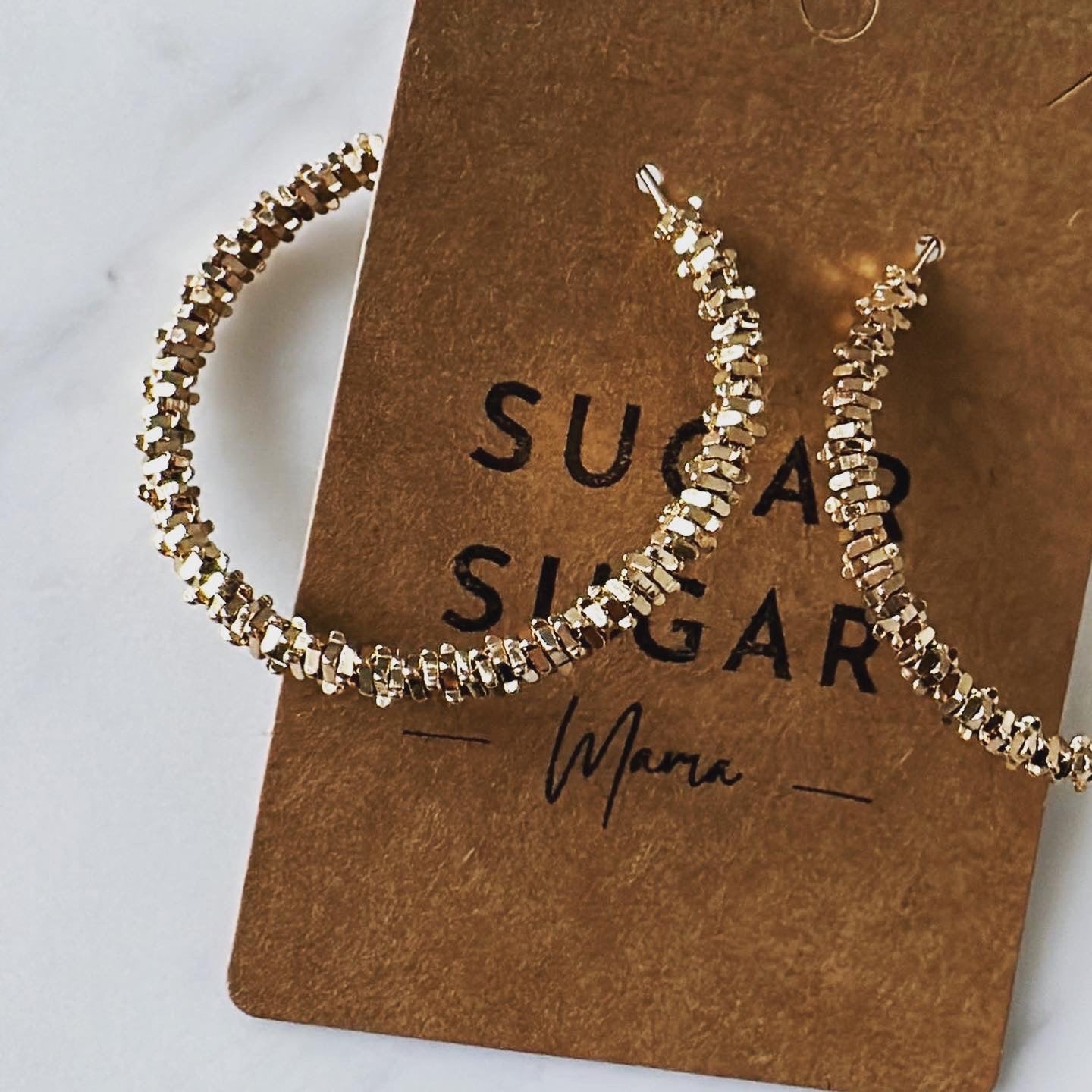 Hoop Sparkle Earrings