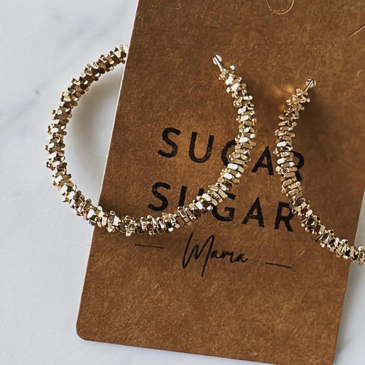 Hoop Sparkle Earrings