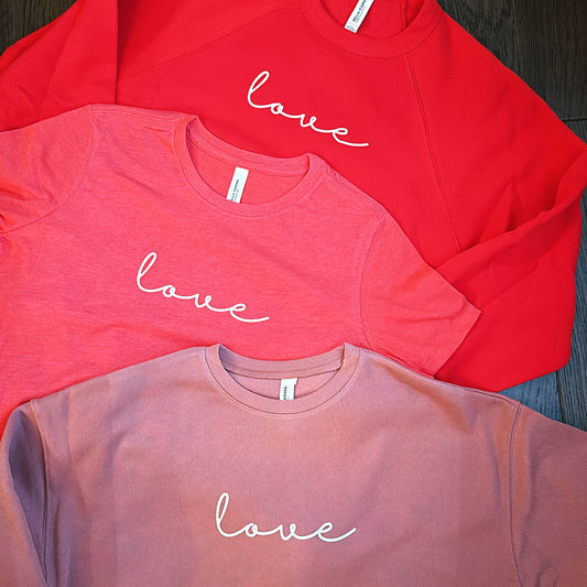 LOVE Script Sweatshirt