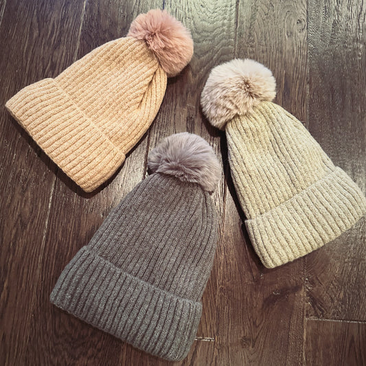 Cozy Pompom Winter Hat