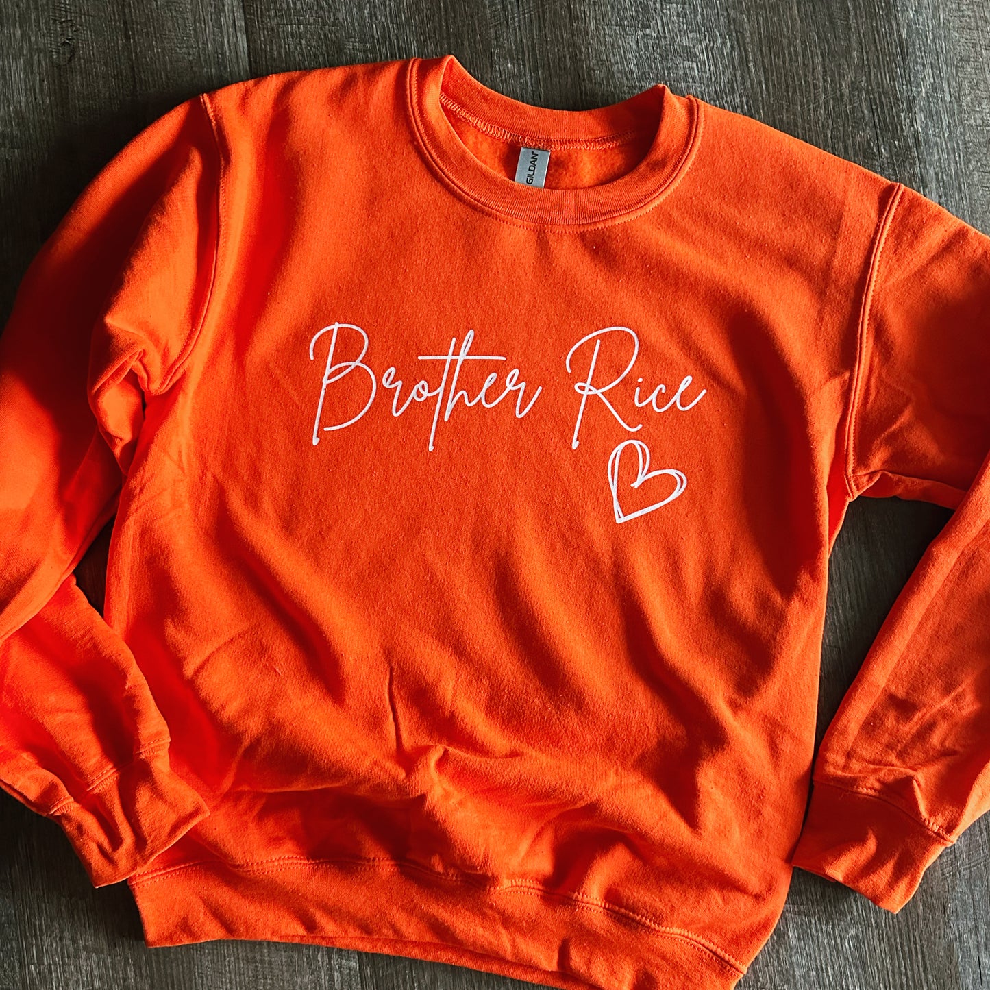 Brother Rice Script shirts