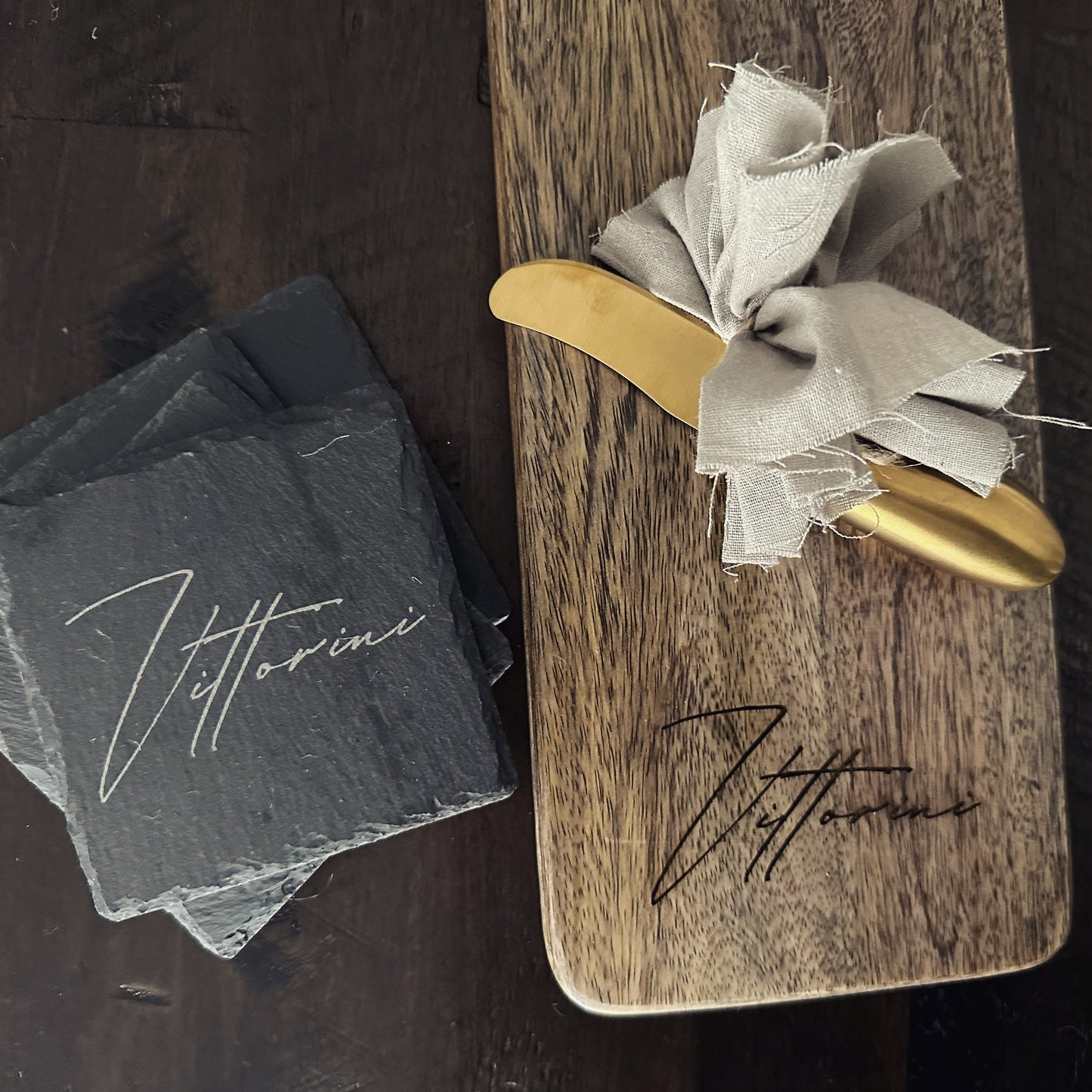 Modern Board or Slate Coasters