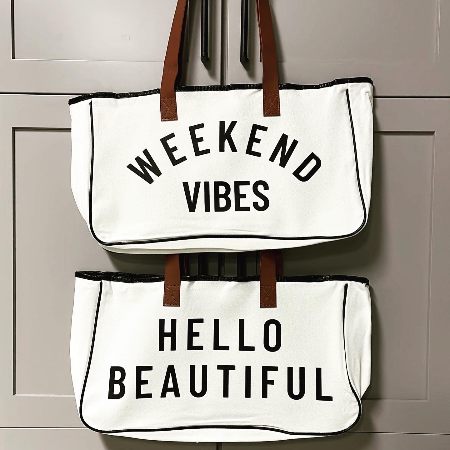 Weekend Vibes or Hello Beautiful bag