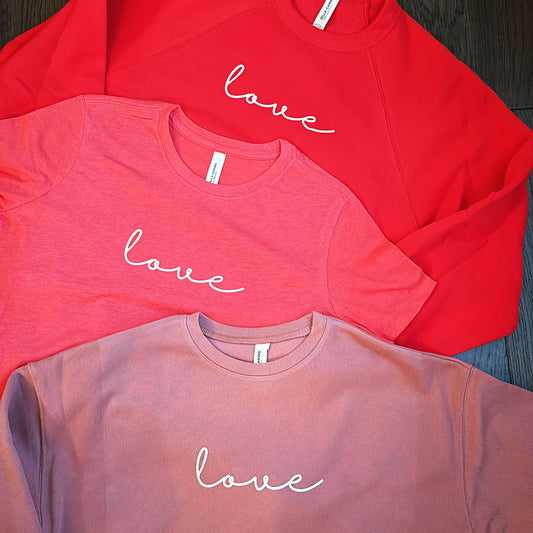 LOVE Script Sweatshirt